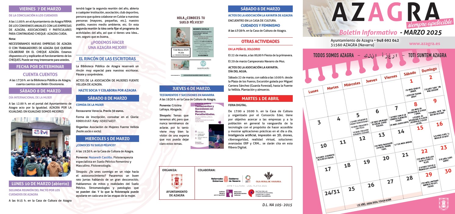 MArzo azagra 2025