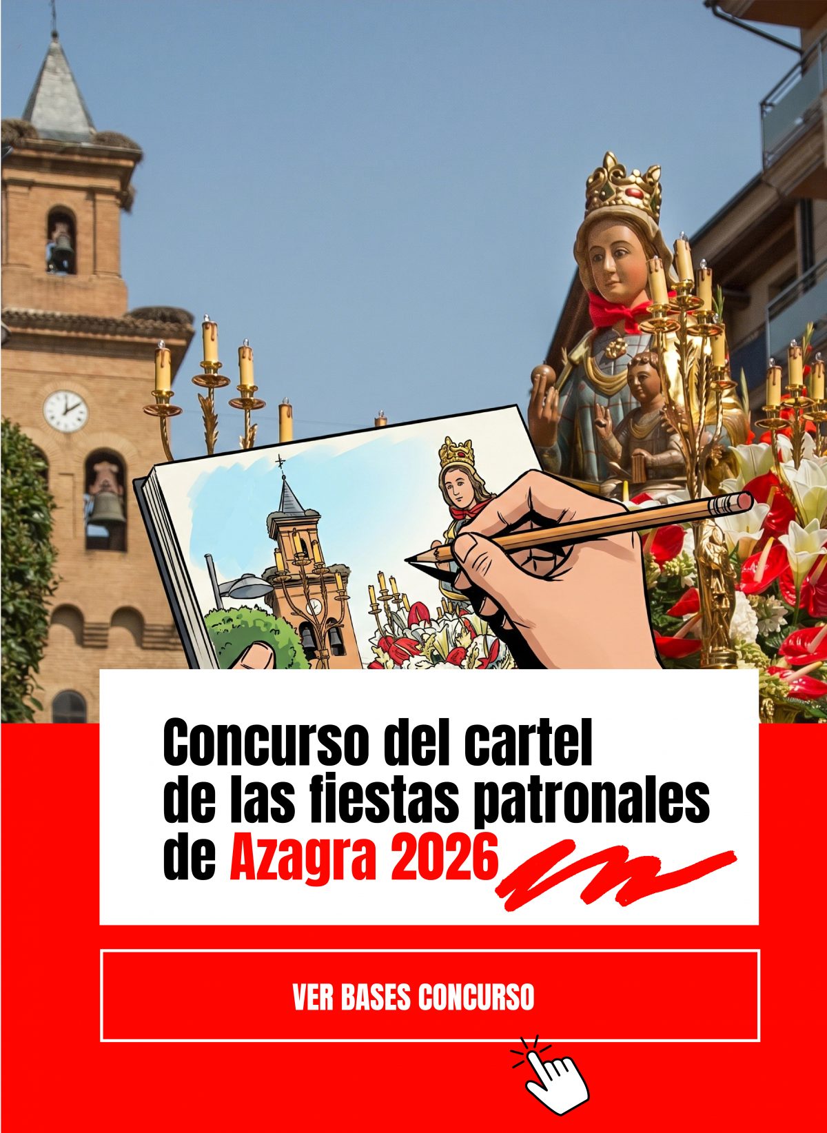 Azagra Concurso Cartel Fiestas Patronales de Azagra 2026 - Ayuntamiento de Azagra